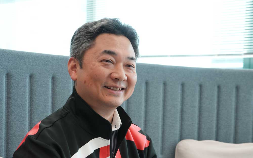 Toshinobu Kojima, Executive Director, TOYOTA Unit, Fujitsu. Toshinobu believes that Fujitsu and Toyota can develop technologies that will benefit society.