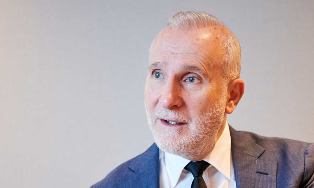 Terry Paule says his goal is to bring clean and safe drinking water to 100 million people by 2025
