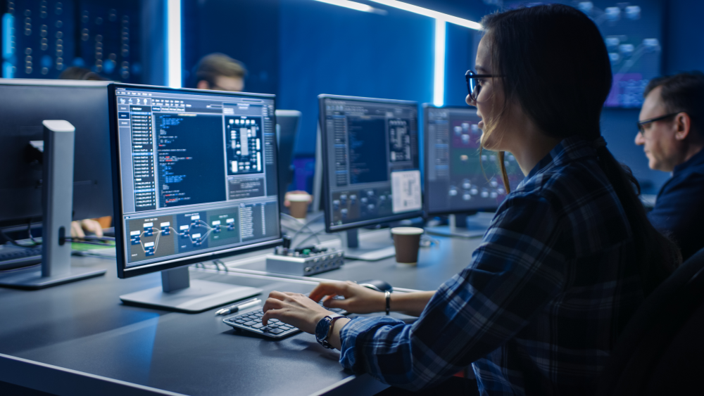 Programmers can develop using Java or C#