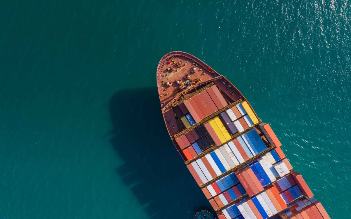 An image of a cargo vessel